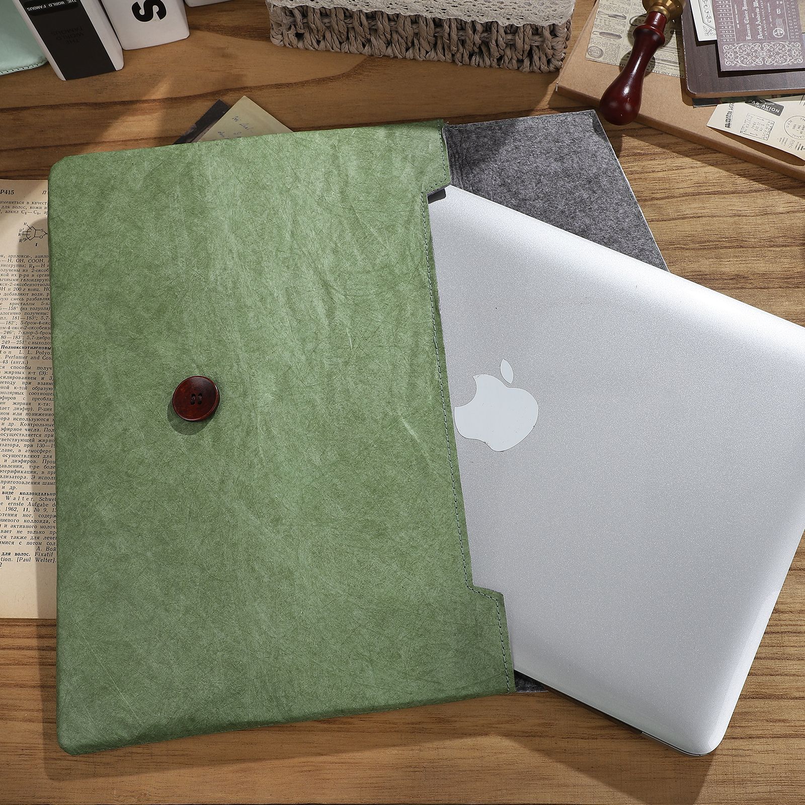 Ultralett og bærbar dupont-papirveske til nettbrett, beskyttelsesetui til ipad, oppbevaringsveske til kindle, forretningsveske, multifunksjonell dokumentoppbevaringsveske