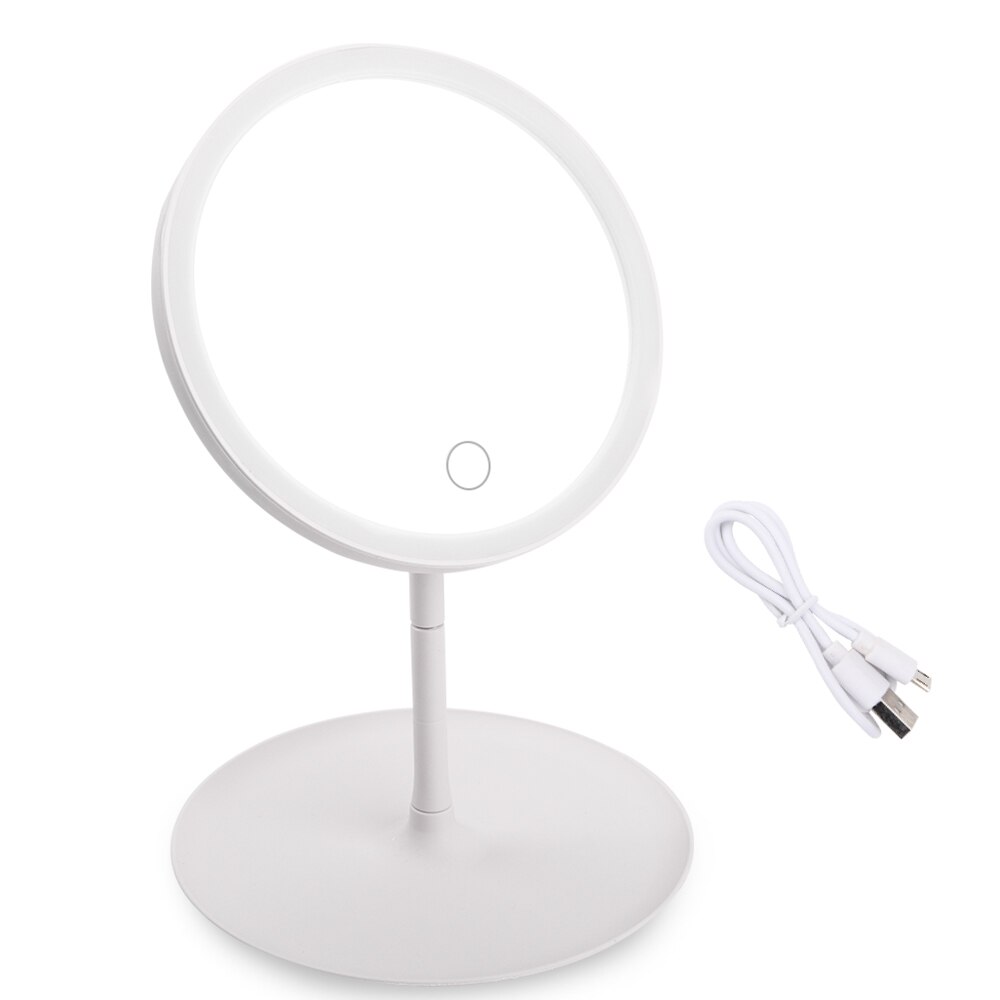 Makeup Mirror with Led Light Dressing Table Mirror Beauty Makeup Mirror Beauty Tools Fill Light Cosmetic Led Touch Screen Mirror