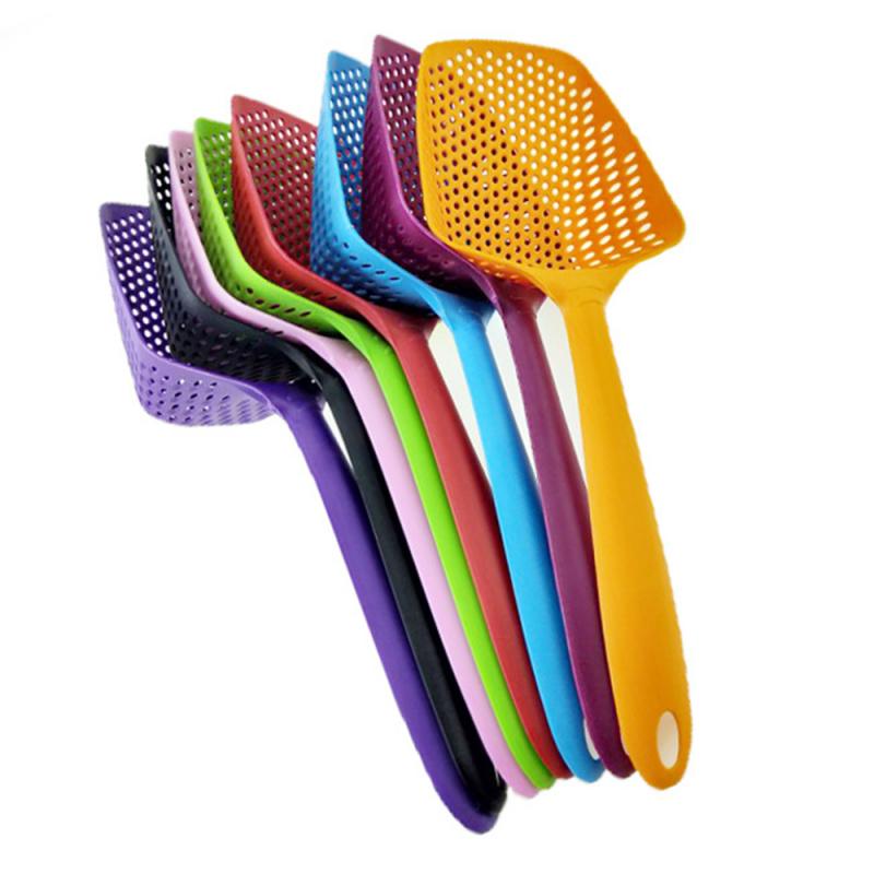 Cuisine Nylon soupe cuillère louche écumeur passoire passoire filtre multifonction nourriture crépines légumes eau Scoop cuisine Gadget