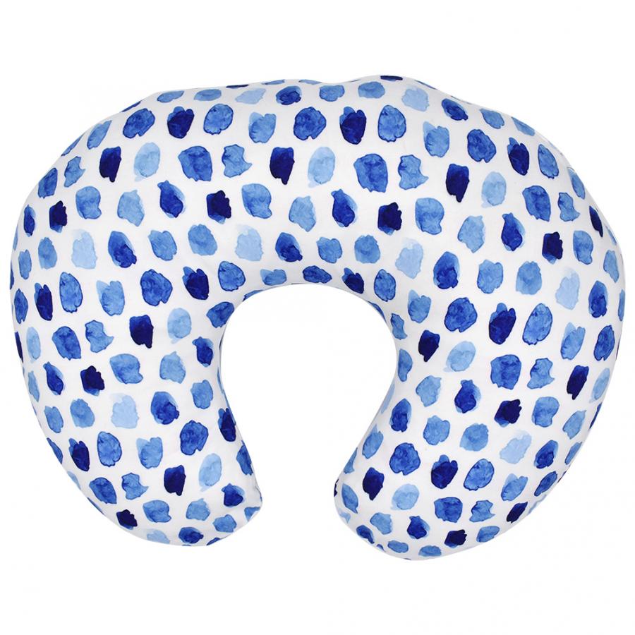 Breastfeeding Pillow Soft Flexible U-Shaped Nursing Pillow Slipcover Breastfeeding Pillow Cover for Baby Space Cotton: Blue