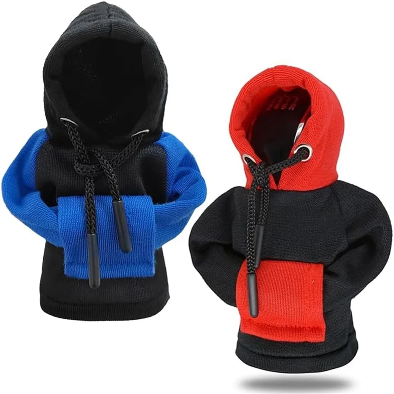 Sudadera con capucha Universal para palanca de cambios de coche, decoración Interior, cubierta con capucha de cambio de marchas, cubierta de cambio, decoración de manija de engranaje, compatible con Manual automático