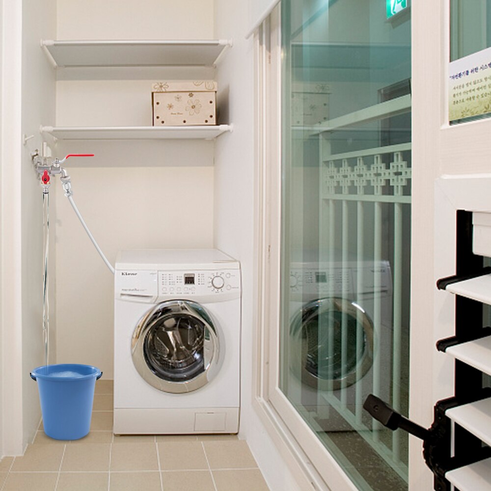 Enkelt dobbelthane 1/2 tommer 3/4 tommer 1 tommer udløb havevandtank adapter slange vandhane tilslutningshane udskiftning monteringsventil