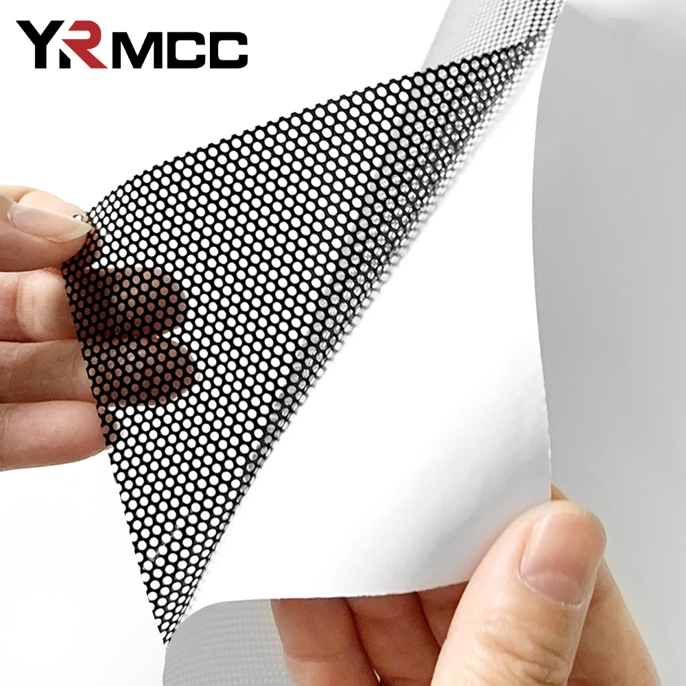 Perforert film for billykter tonet nettingfilm personvern enveis perforert vindusfilm selvklebende glasspakke rull