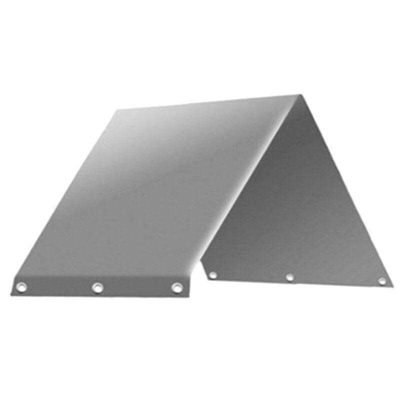 Home Outdoor Waterproof Shade 132 X 226 Cm Shade Cover Replacement Tarp Roof Multifunctional UV Protector Awnings: Gray