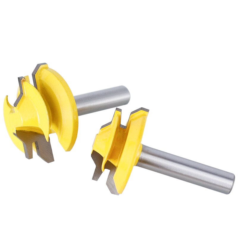Lock Miter Router Bit Tenon Router Bit 8mm Shank CNC Router Bits 45 Degree For Wood Engraving Tool Tungsten Carbide Milling Cutt