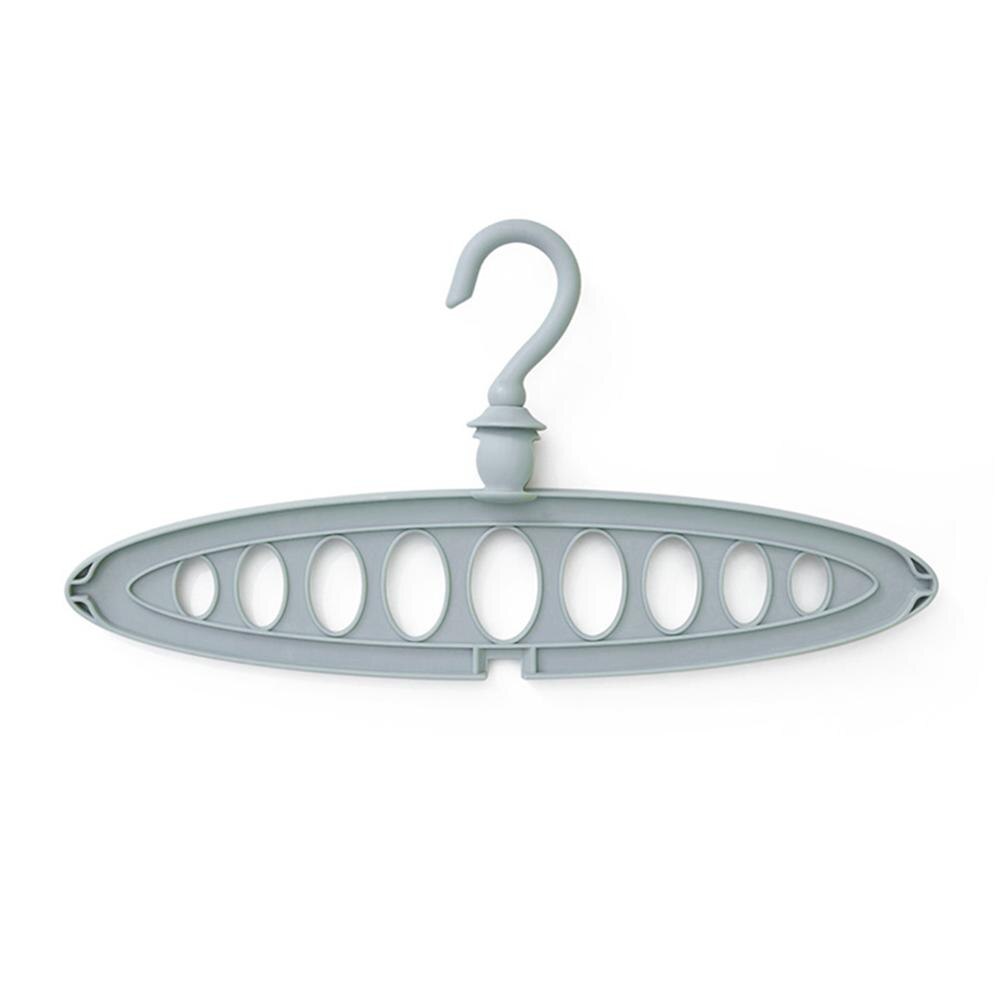 Multi-port Support Circle Clothes Hangers Clothes Drying Racks Multifunction Plastic Scarf Clothes Hanger Storage Rack