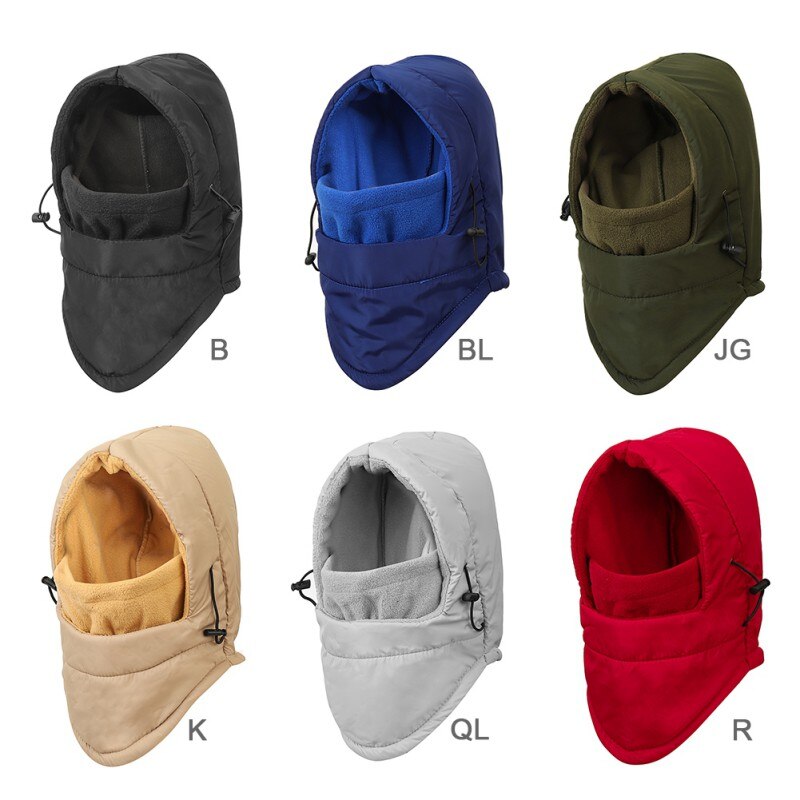 Warme Kap Masker Hoed Hals Helm Mutsen Mannen Vrouwen Oefening Fiets Thermische Fleece Bivakmuts Hoeden Mutsen //