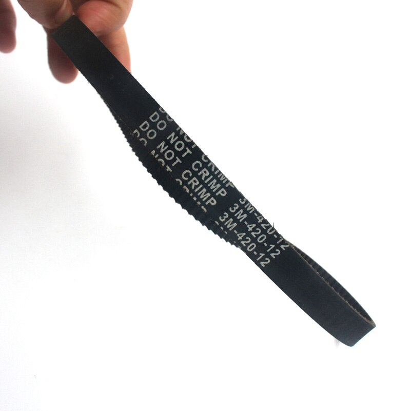 HTD 3M Timing Belt Width Rubbe Toothed Belt Closed Loop Synchronous Belt pitch 5mm: 3mm