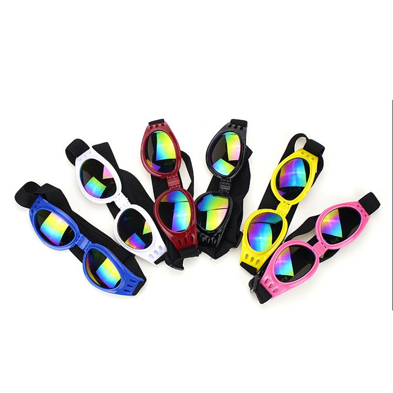 Pet Dog Goggle Vouwen Zonnebril Uv-bescherming Maat Verstelbare Zon Beschermen Bril