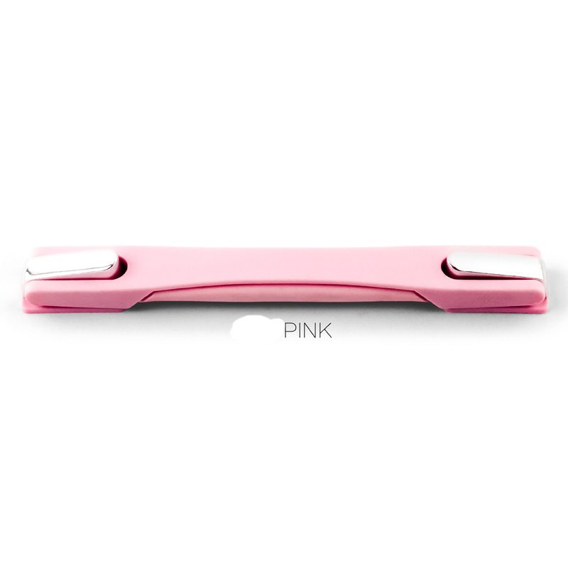 Asa de repuesto para maleta de 22,5 cm, piezas de equipaje de aluminio, correa de transporte de goma, accesorios para carrito, mano telescópica Universal: Naranja