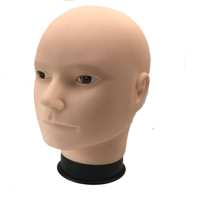 Duży rozmiar męski Headdoll głowa manekina głowa treningowa ze stojakiem do wyświetlania peruk fryzjer fryzjer praktyka szkoleniowa: Złota