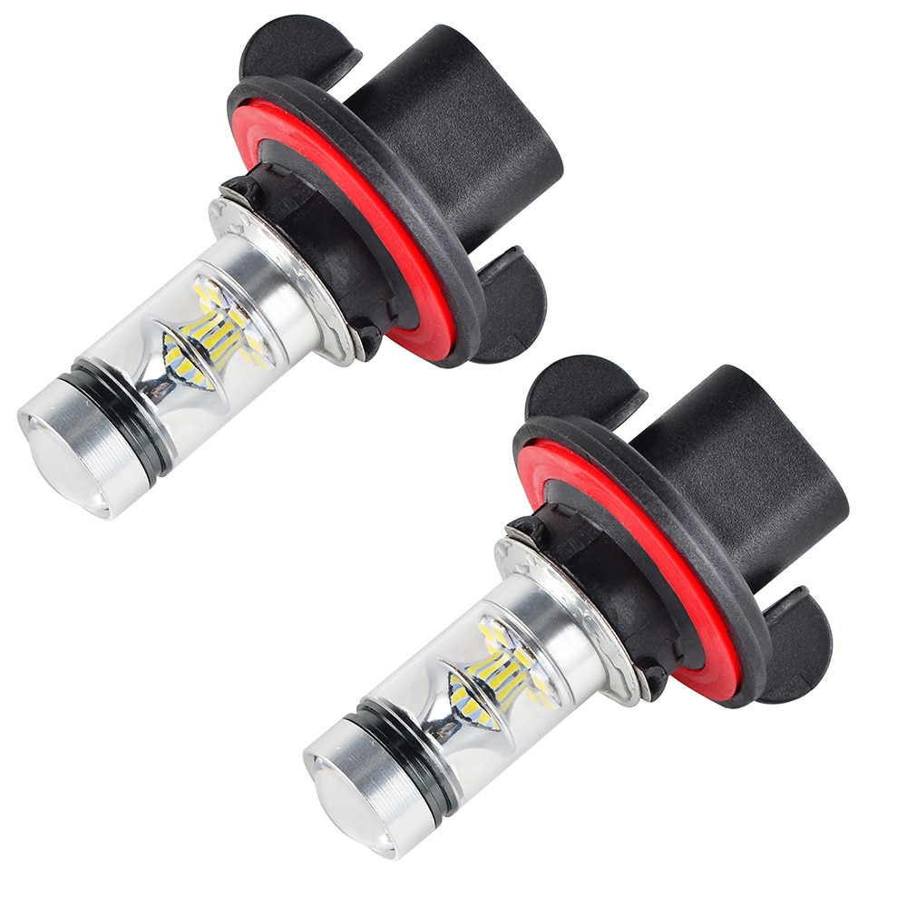 12V 100W Headlight White LED Bulbs Light Lamp For Polaris Ranger 570 800 900 XP800/900 RZR SCRAMBLER 500 850 Outlaw 450 525