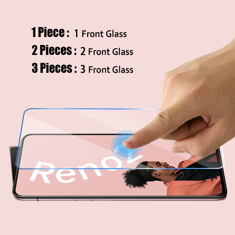1/2/3Pcs Screen Protector Voor Oppo Reno4 5G Reno3 Pro Film Mobiele Telefoon 9H hard Glas Gehard Glas Voor Oppo Reno2 F Reno Ace Een Z