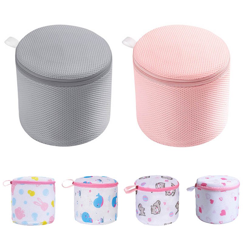 1 stuk ondergoed organizer bh mesh net duurzaam polyester japanse stijl waszak met rits waszakken badaccessoires