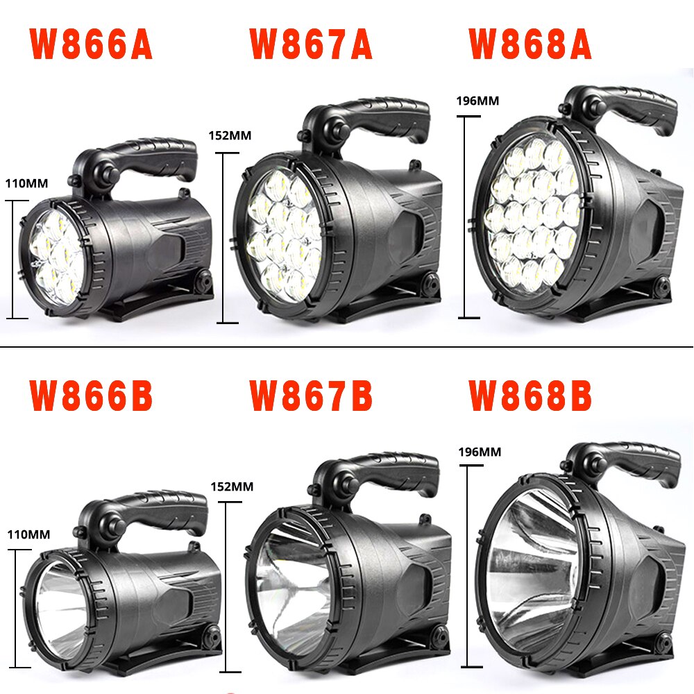Most Powerful LED Portable Spotlight Flashlight Searchlight with P90 Lamp Beads Suitable for Outdoor Camping Lampe Led Torch