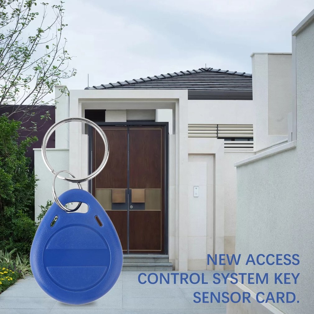 100 Pcs T5577 Em4305 Duplicator Clone Copy 125khz Rfid Tag Porta Chave Card Sticker Keyring Token Ring Proximity Duplicate ACEHE