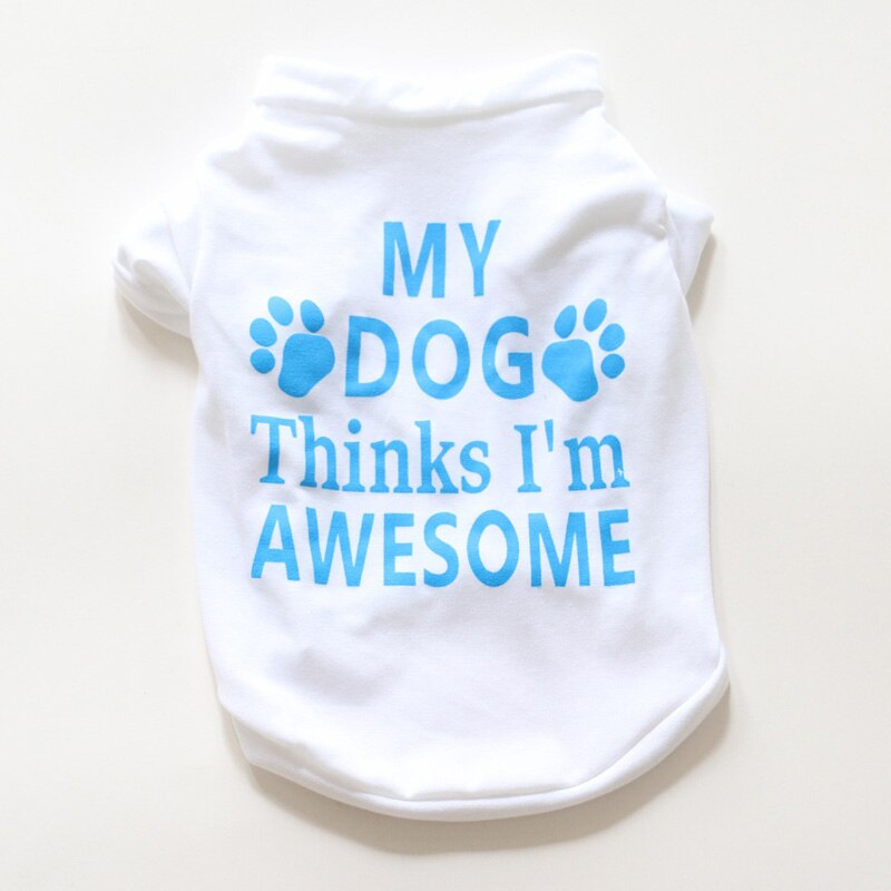 Zomer Hond Vesten T-shirts Puppy Gedrukt Kleding voor Kleine Honden Chihuahua Pug Shirts Katoen Kat Kleding Outfit Huisdieren Producten