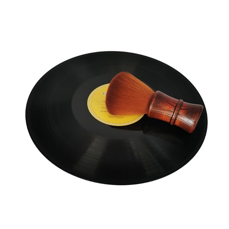 For LP Vinyl Record Turntable Player Anti-static Wooden Handle Soft Brush 573A