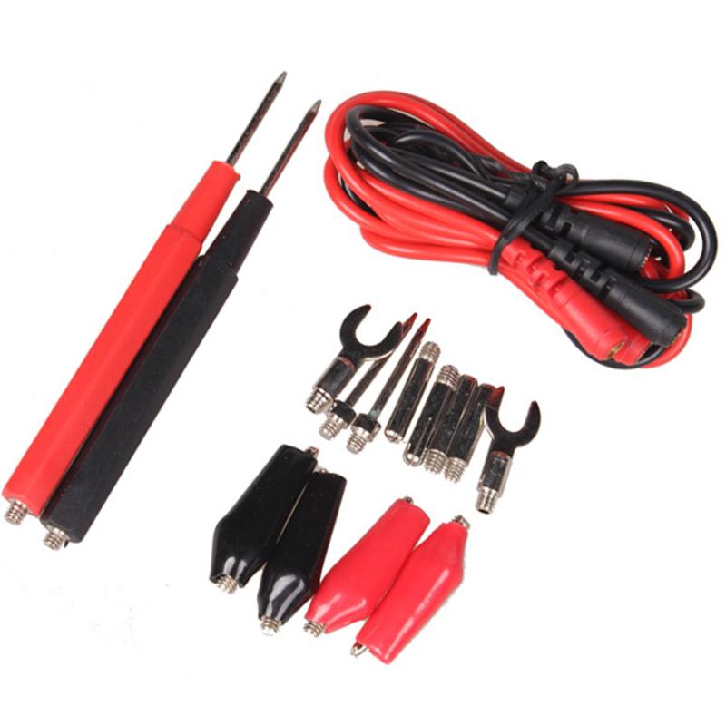 Universal Digital Multimeter Probe 90cm Needle Tip Probe Test Leads Pin Wire Pen Cable Test Line Set 16pcs in 1 set high qualty