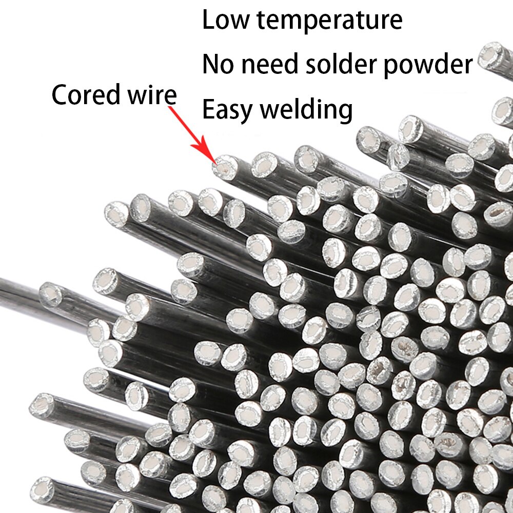2mm*3m/Roll Copper aluminum weld flux cored wire Low Temperature Aluminium Welding Rod LS'D Tool