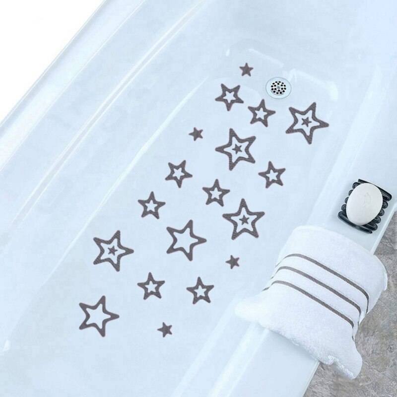 20pcs Anti-Slipping Sticker Bathtub Sticker Bathroom Non-Slipping Sticker Home Color bathroom hand-held non-slip stickers: Gray