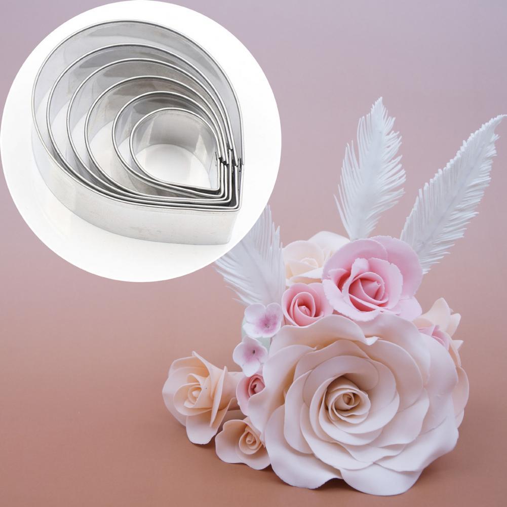 Roest-Proof Stevige Sugarcraft Bloem Petal Cutter Dessert Mallen Voor Kantine