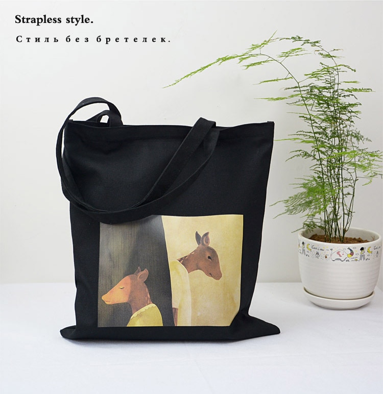 For Women Large capacity Ladies Canvas Shoulder Bags Shopping Bag Tote Crossbody Bags Purses Casual Handbag Eco Shopper sac: F1 black