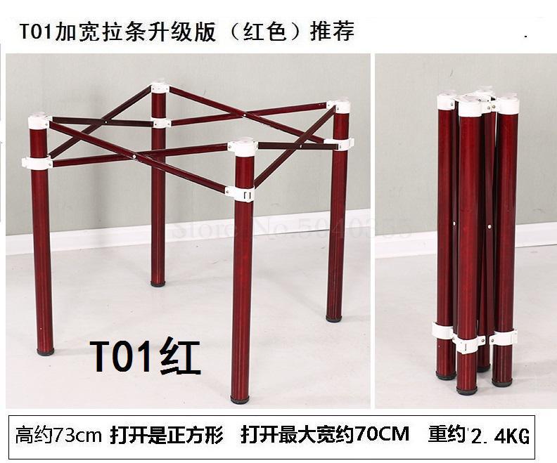 Bureau frame rvs mahjong tafel been beugel vouwen frame verstelbare krimpen tafel voet snelle tafel voet smeedijzeren: VIP 12