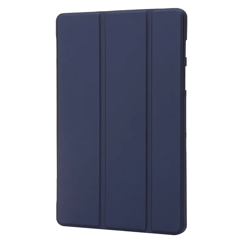 Funda para Lenovo Tab P11 Plus, Funda de 11 pulgadas con tres pliegues de cuero PU, soporte trasero suave para tableta para Lenovo Tab P11, Funda tb j616f j606f j606l: 12,4 / Blanco