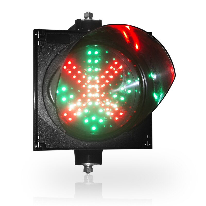 8Inch Red Cross Green Arrow 2 In 1 LED Traffic Light