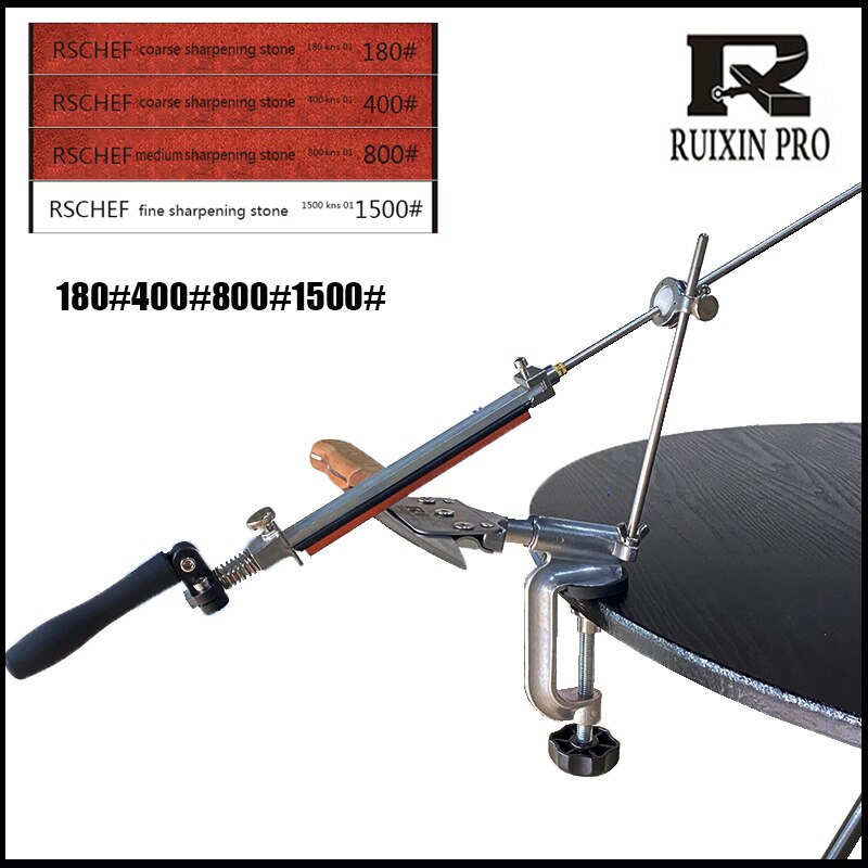 Ruixin Pro Knife Sharpener Fixed Angle Sharpener, Fixed Angle, Sharpening Tool Kitchen Knife, Scissors: H