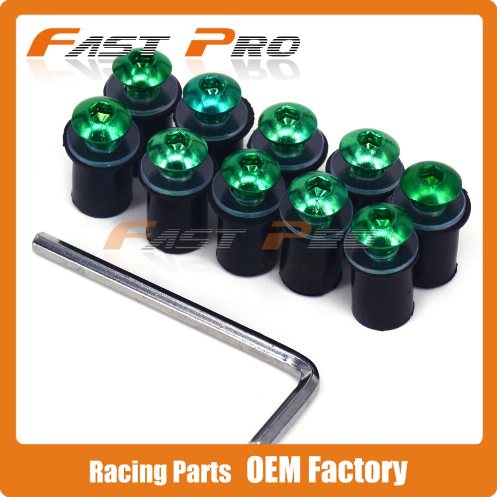 Vis pour pare-brise YZF R1 R6 FZ6R FZ6 XJR400 FZ1 S1000RR GSXR GSX Z1000 ZX10R Z750 998
