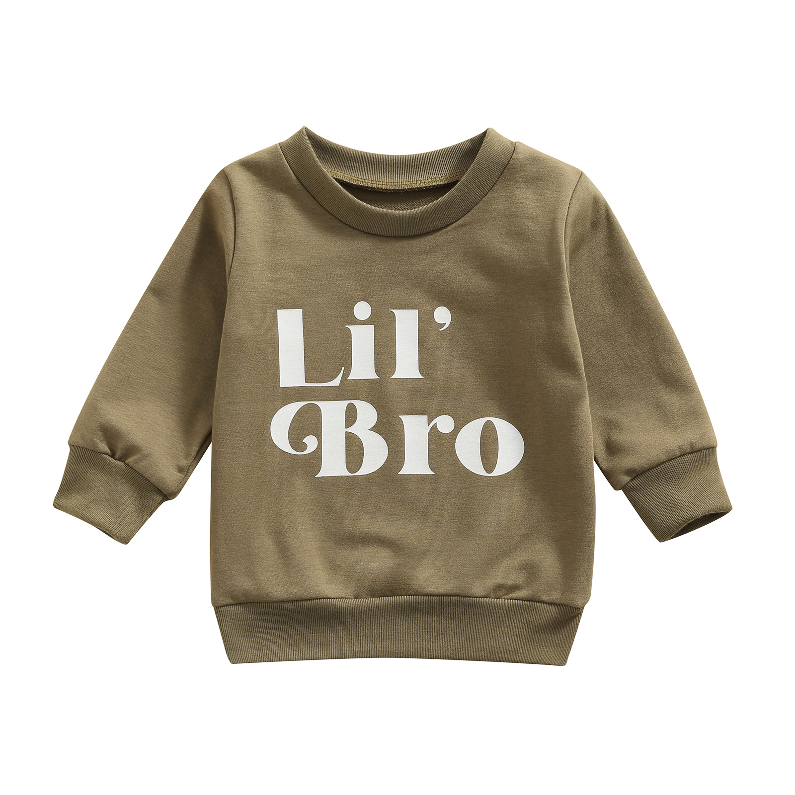 Sweat-shirt à manches longues pour bébé, pull ample et décontracté avec lettres imprimées, vêtement pour enfant, garçon et fille, automne: B / 4T