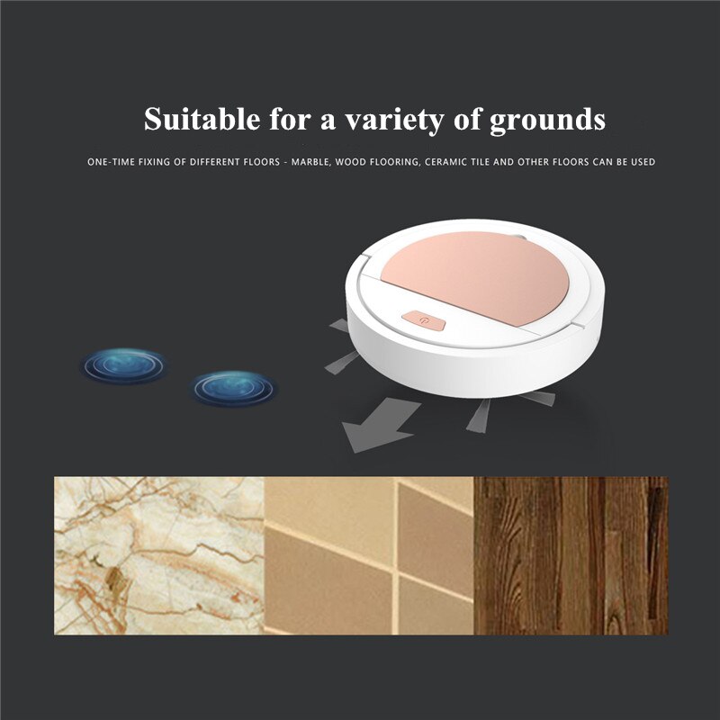 1800Pa Automatic Multifunctional Robot Vacuum Cleaner Rechargeable Smart Sweeping Robot Dry Wet Sweeping Vacuum Cleaner Home