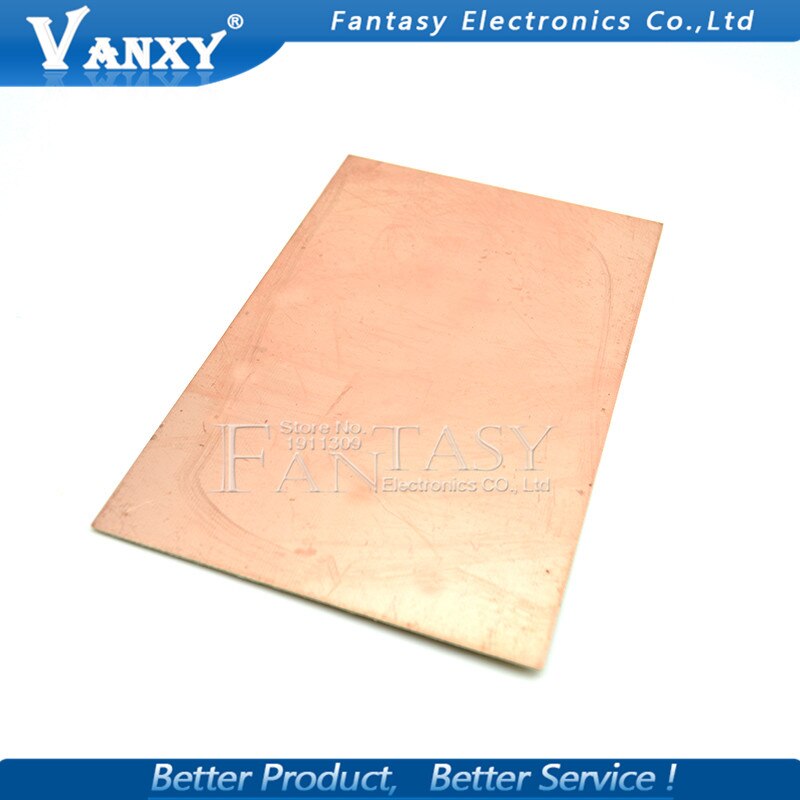 1 st  fr4 pcb 10 x 15cm 10*15 enkelsidig kopparklädd platta diy pcb kit laminat kretskort