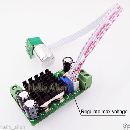 DC 5V 12V 24V 1A PWM DC Motor Speed Controller Regulator Switch For Fan Blower
