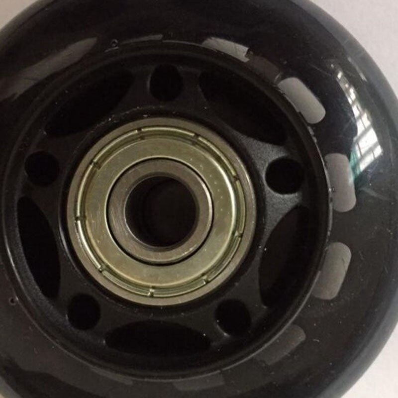 Patines de ruedas de goma de 4 uds, resistentes al desgaste silenciosos antideslizantes patines de ruedas, accesorios de Skate
