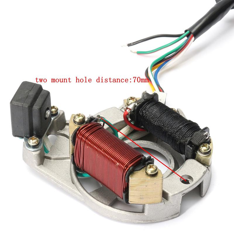 50 70 90 110CC Cdi Kabelboom Montage Bedrading Kit Atv Elektrische Start Quad Cdi Kabelboom Montage Bedrading Ontsteking schakelaar Set
