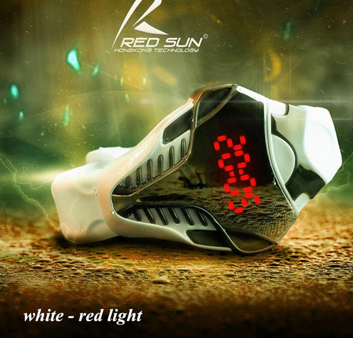 Heren led digitale horloges driehoekige kast sporthorloges cobra horloges heren siliconen relogio masculino