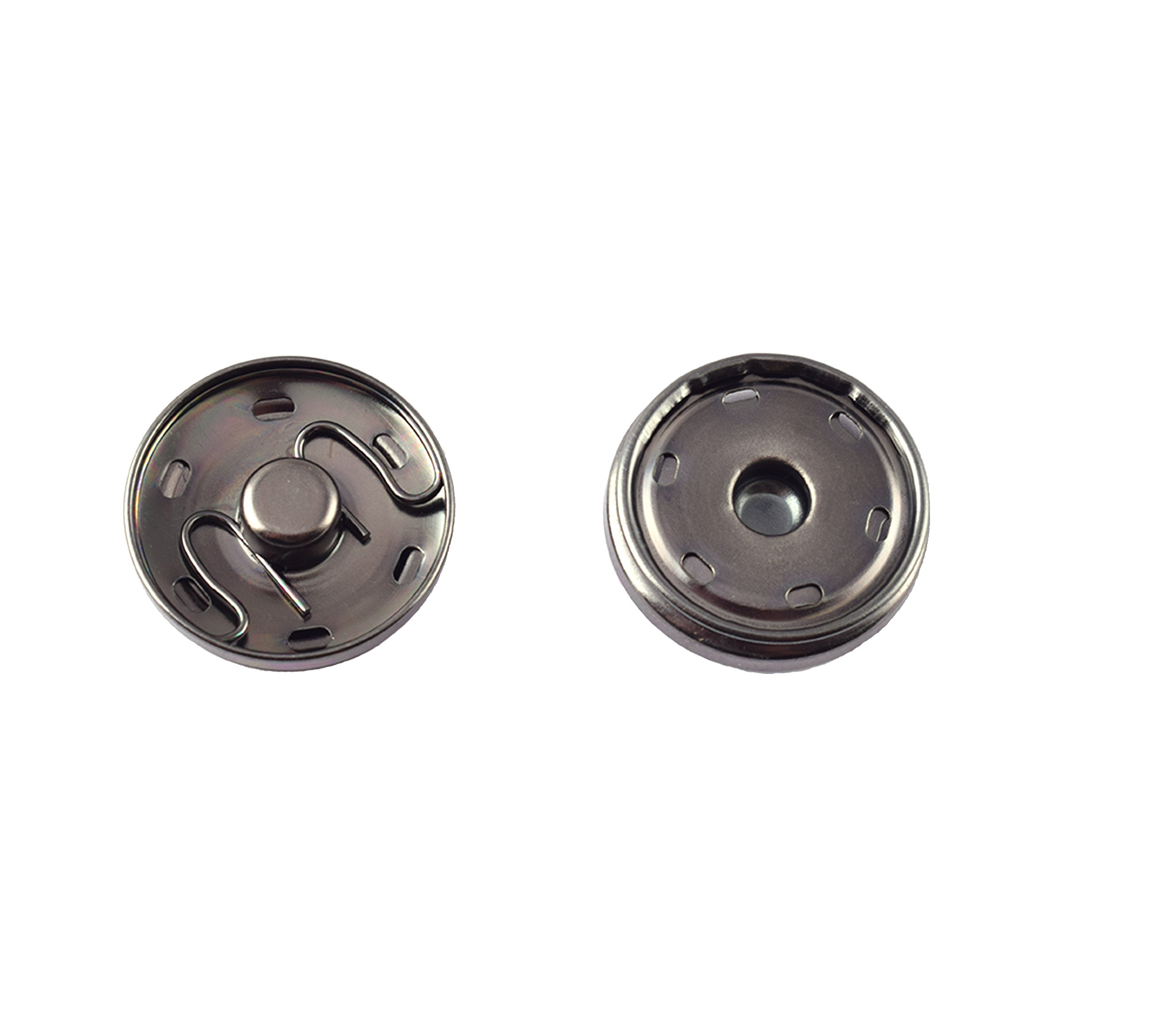 Metal Snaps Buckle Fasteners Sewing Process Snap Leather Snap Sets Clothing Sewing Products DIY Accessories 1.2Inch Gunmetal