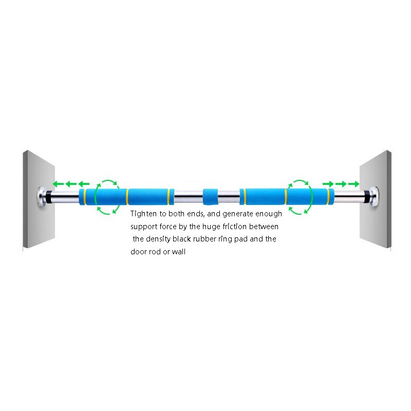 Door Way Pull Up Bar Adjustable Home Gym Workout Chin Push Horizontal Bars Fitness Gymnastics Bars 200Kg