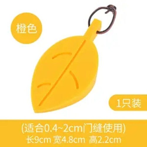 Classic Rubber Door Stopper Sturdy Durable Security Door Stop Wedge Multi Surface and Non Scratching Heavy Duty Rubber Door: Yellow