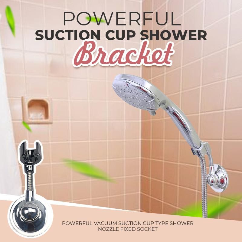 Krachtige Zuignap Douche Beugel Krachtige Zuignap Douchekop Houder Base Badkamer Douchekop Bevestiging Muur Beugel Bad