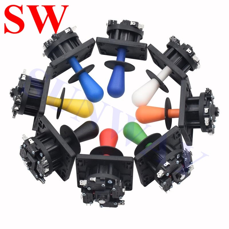 2 stks/partij CONCURRENTIE ARCADE FIGHTER 4/8 MANIER JOYSTICK HAPP stijl joystick/Amerikaanse arcade joystick voor ARCADE JAMMA Machine Deel