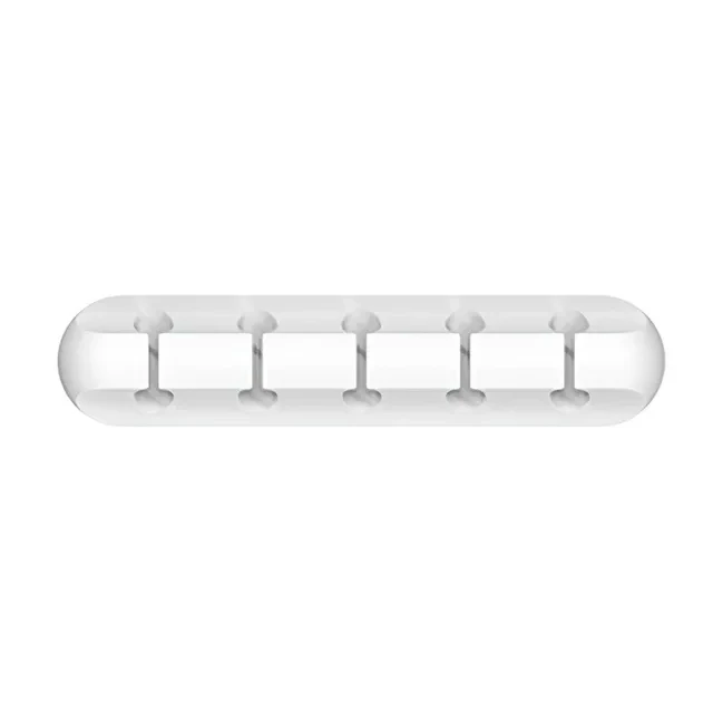 VIKEFON Cable Cord Wire Organizer Silicone USB Cable Winder Management Clips Self Adhesive for Mouse Keyboard Headset For iPhone: Colored