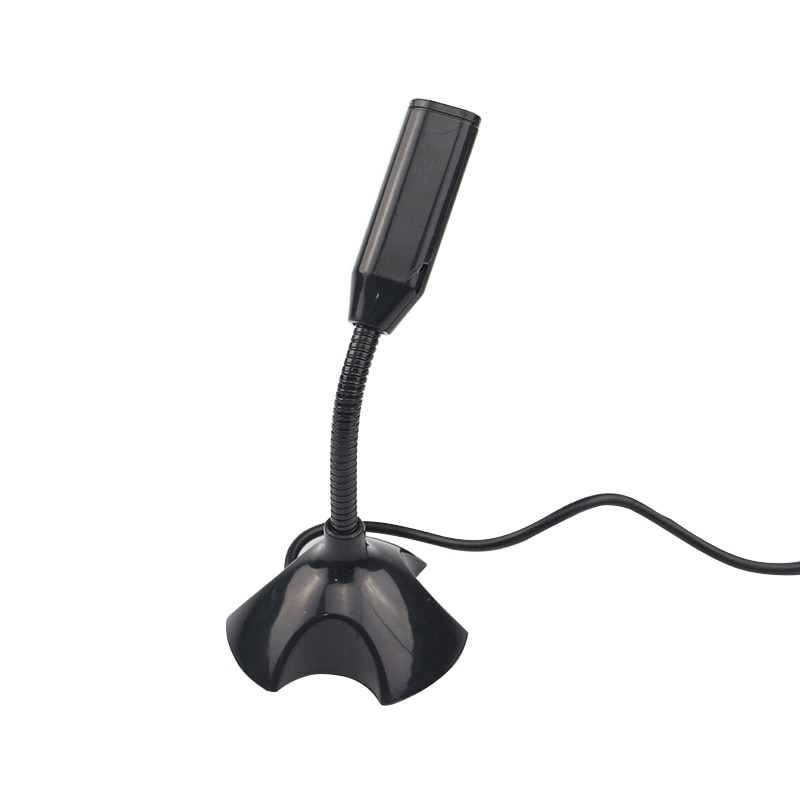 USB Desktop Microphone 360 Adjustable Microphone Support Voice Chatting Recording Mic for PC with a USB port