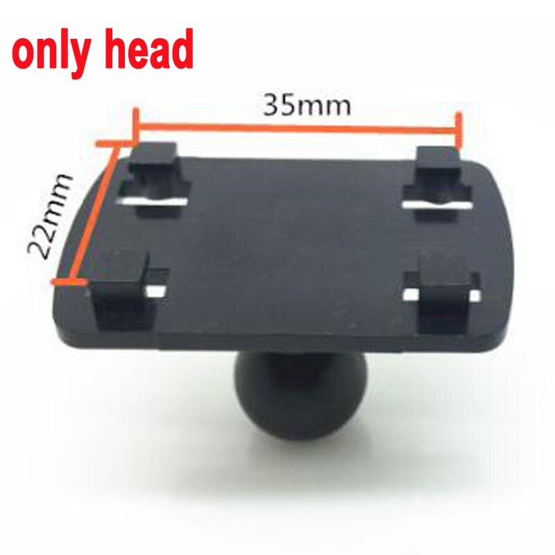 Support de trépied de bâti de DVR de voiture de tête de griffe de 4 support d'écran automatique de fenêtre avec la Double tasse de Base d'autocollant de Paster pour le support d'appareil-photo de GPS DV: only head