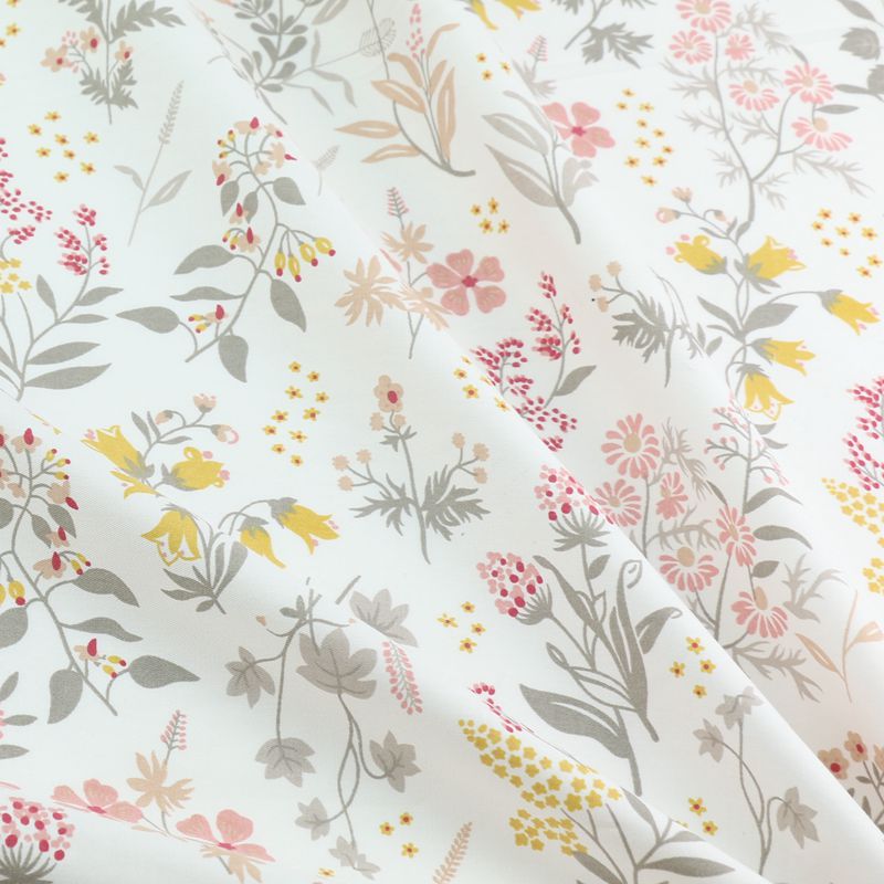 235CM*50CM floral lattice cotton fabric sewing baby cloth infant linens kids bedding fabric cushion patchwork fabric tissue