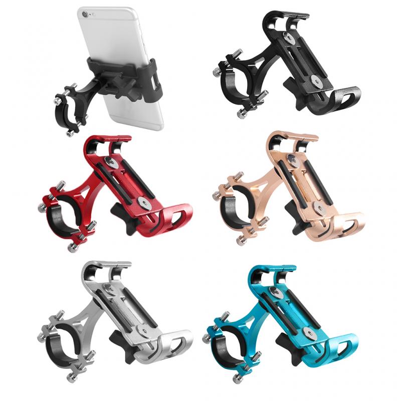Fietsenrekken Aluminium Fiets Stuur Stand Mount Houder Beugel Voor Mobiele Mobiele Telefoon Navigatie Vaste Beugel