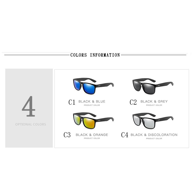 Polaroid Zonnebril Unisex Vierkante Vintage Zonnebril Winddicht Sunglases Gepolariseerde Zonnebril Retro Voor Vrouwen Mannen 11-KPD1908